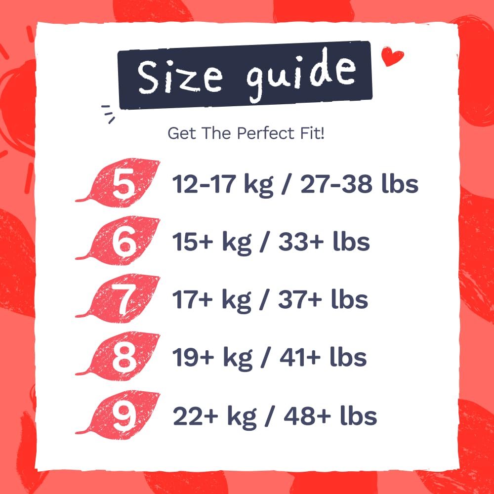 Pura Nappy Pants Size 9 (22kg+) 45 Count Sensitive Skin