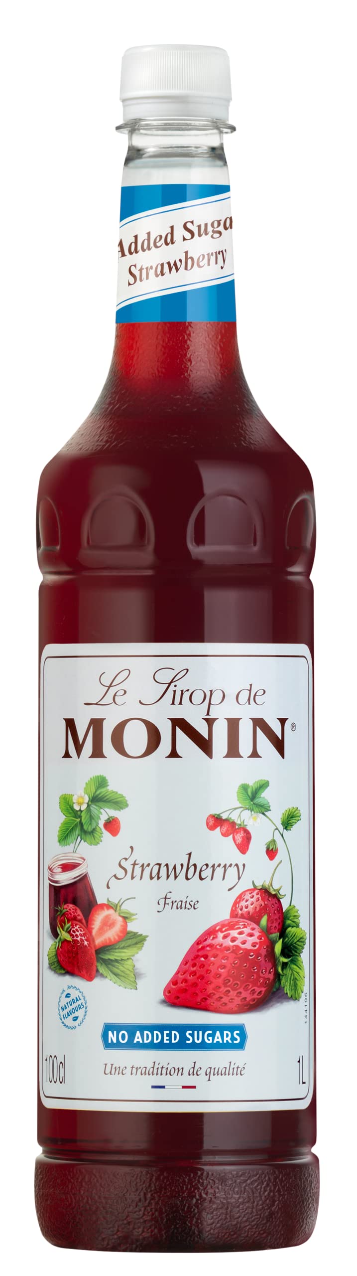 MONIN Premium Caramel Sugar Free Syrup 1L for Coffee and Cocktails. Vegan-Friendly, Allergen-Free, 100 Percent Natural Flavours and Colourings. Sugar-Free Coffee Syrup