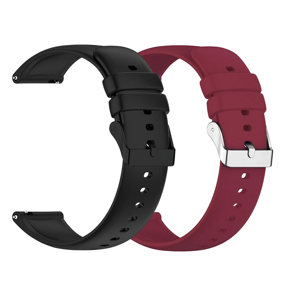 Silicone Strap,Quick Buckle Waterproof Soft Strap,Watch strap