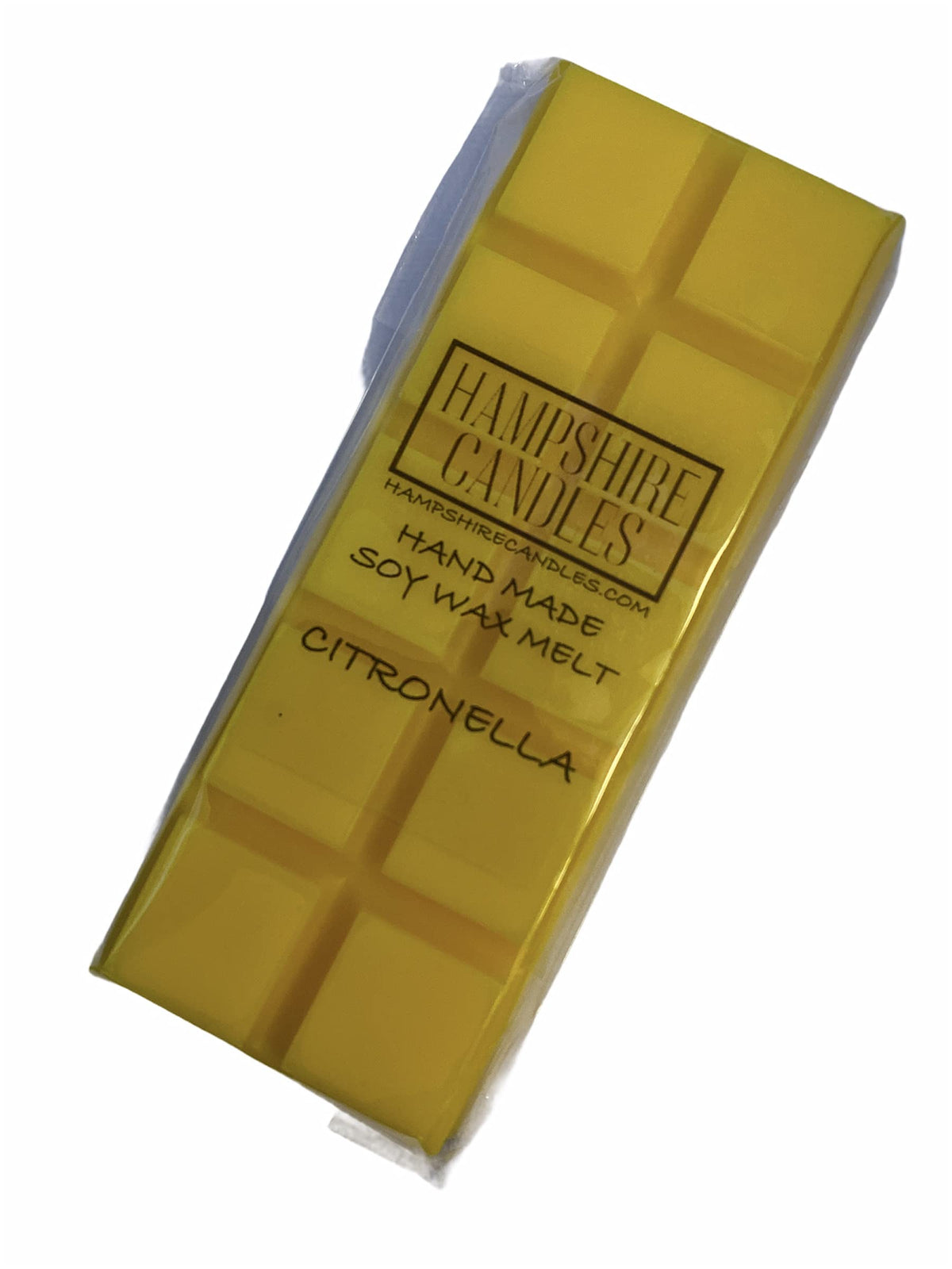 Citronella Wax Melts | Highly Scented | Soy Wax, Cruelty & Vegan Free | Handmade Snap Bar (2 Bars)