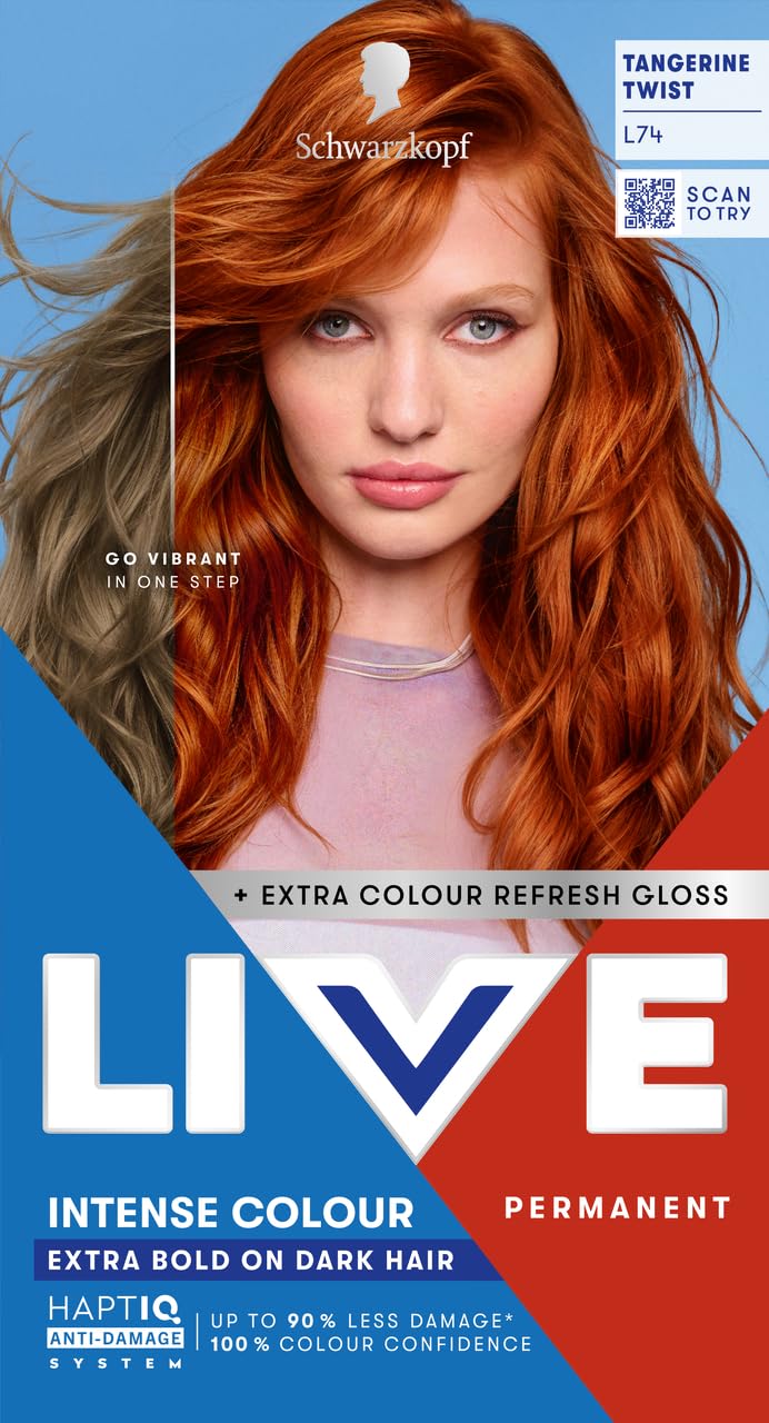 Schwarzkopf LIVE Intense Colour Hair Dye, 099 Deep Black