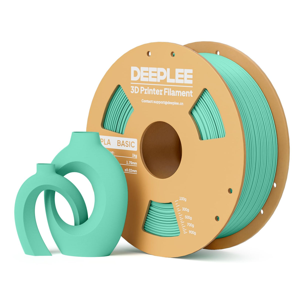 DEEPLEE PLA Filament 1.75mm, Basic 3D Filaments Beige 1kg