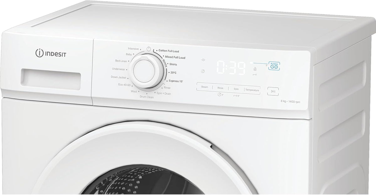 Indesit My Time IMA 864 MY TIME UK 8kg Washing Machine with 1400 rpm - White - A Rated