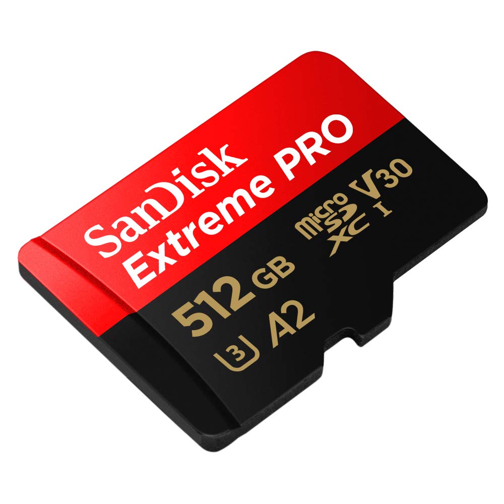 SANDISK Extreme PRO microSD Card + Adapter 128GB, Up to 200MB/s Read Speeds