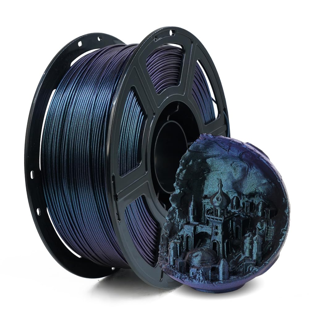 FLASHFORGE 3D Printer Filament, PLA PRO Filament 1.75mm, 1KG Spool (2.2lbs), Dimensional Accuracy +/- 0.02mm for FDM 3D Printers, Better Tenacity & No Knotting (White)