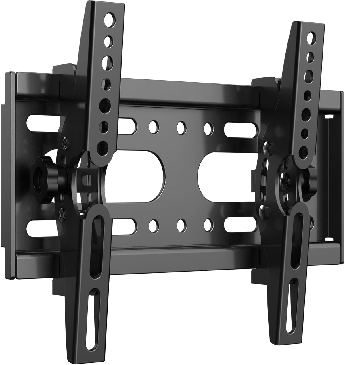 TV Wall Bracket Tilt for 14-42" LED/LCD/OLED Flat&Curved TVs Monitor, Support 25kg with Max VESA 200x200mm Spirit Level Included, Television Wall Mount Fit 32 38 40 inch Universal TV Bracket