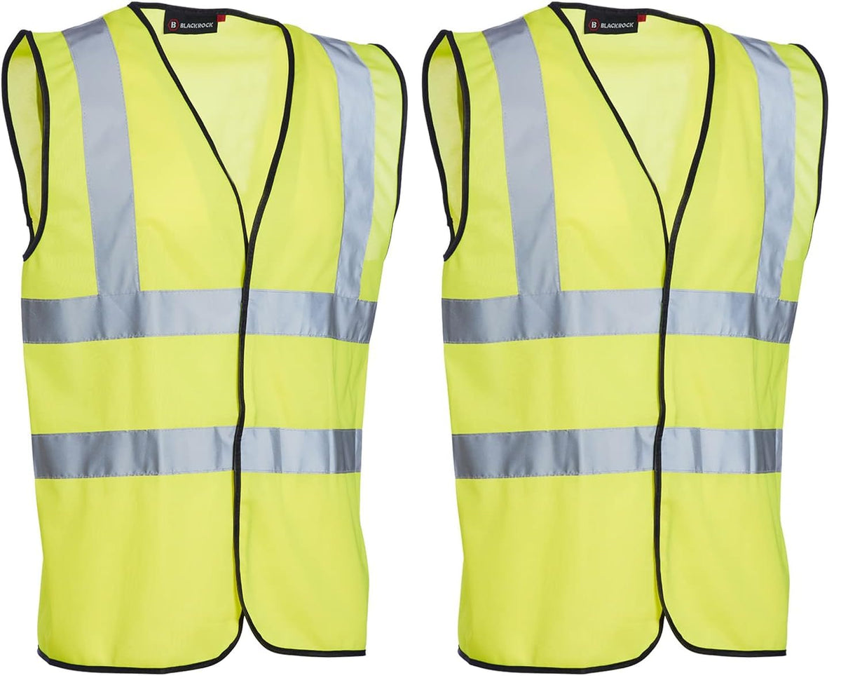 Blackrock Yellow/Orange Hi Vis Vest, High Vis Vests, Hi-Vis Jackets, High Visibility, Safety Vest, Reflective, Hivisible PPE, Hi Viz, Security Vests, Workwear, Work, Cycling, Mens Womens