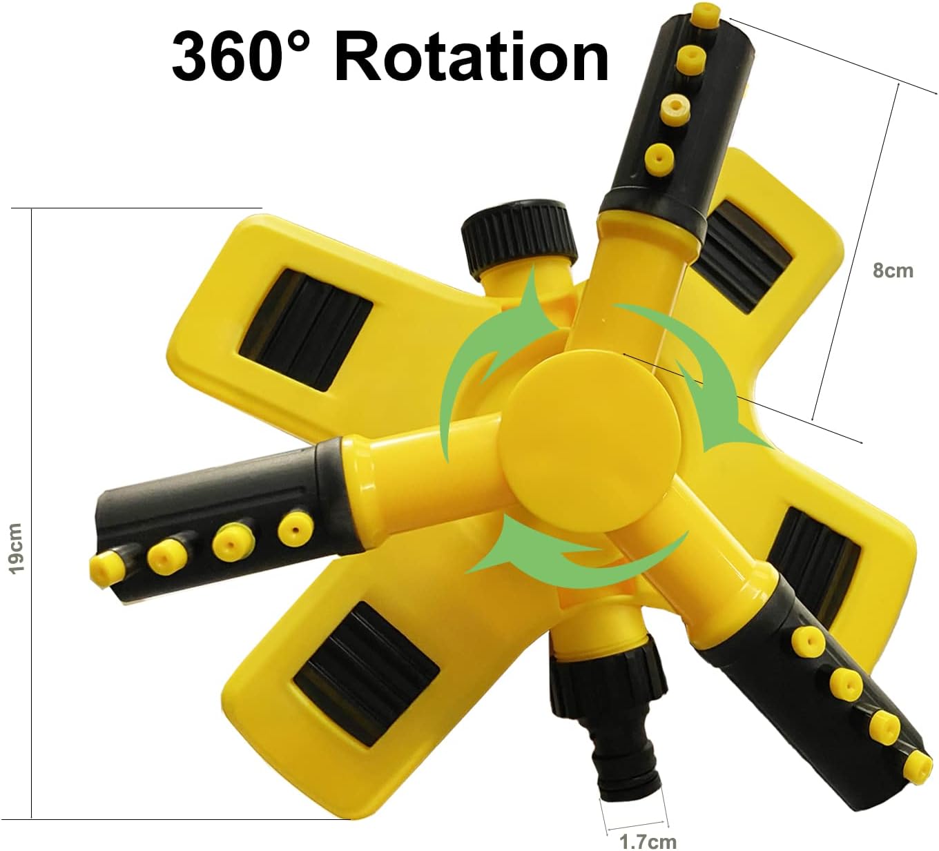 Garden Water Sprinkler Toy for Kids 3-7 Years Old - Outdoor Lawn and Vegetable Yard Sprinkler for Toddlers