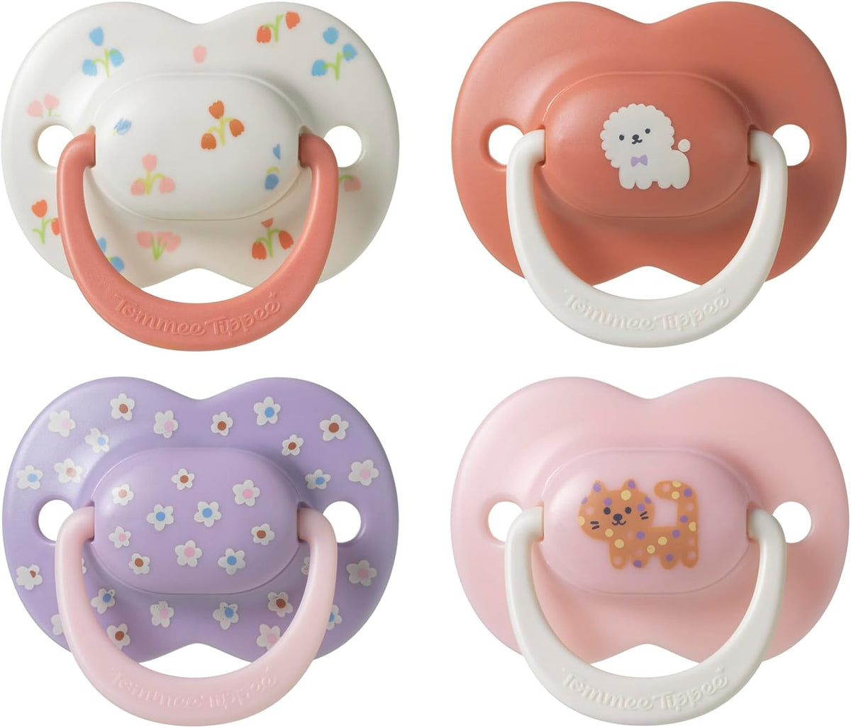 Tommee Tippee Ultimate Fit Orthodontic Dummy 6-18m Silicone Pack of 4