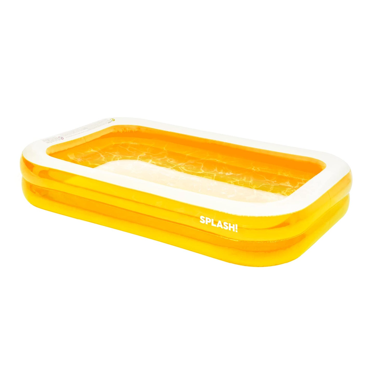 SPLASH! 8.5ft Rectangular Inflatable Swimming Pool — 780 Litre Capacity