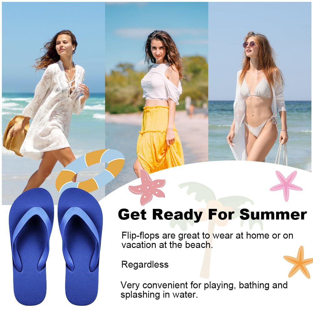 Aomig Unisex Flip Flops Ladies Girls Mens Flatform Beach Flip-Flop Slim Rubber Flip Flops Women's Yoga Mat Comfortable Beach Platform Sandals Slip-Resistant Flat Flip Flops