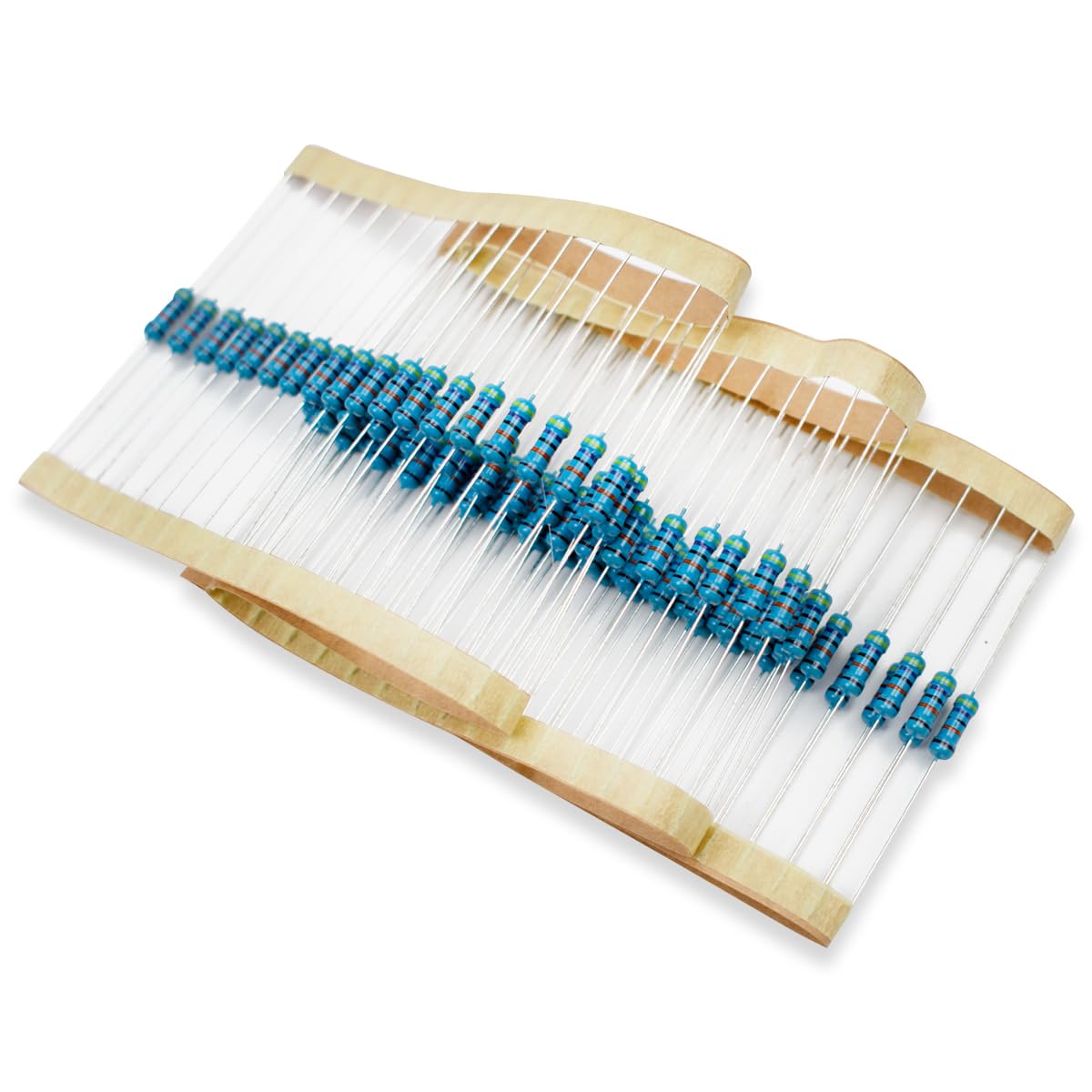 50 Pcs 1W 1% Tolerance 0.1 Ohm Metal Film Resistor Resistance for DIY Project and Experiments