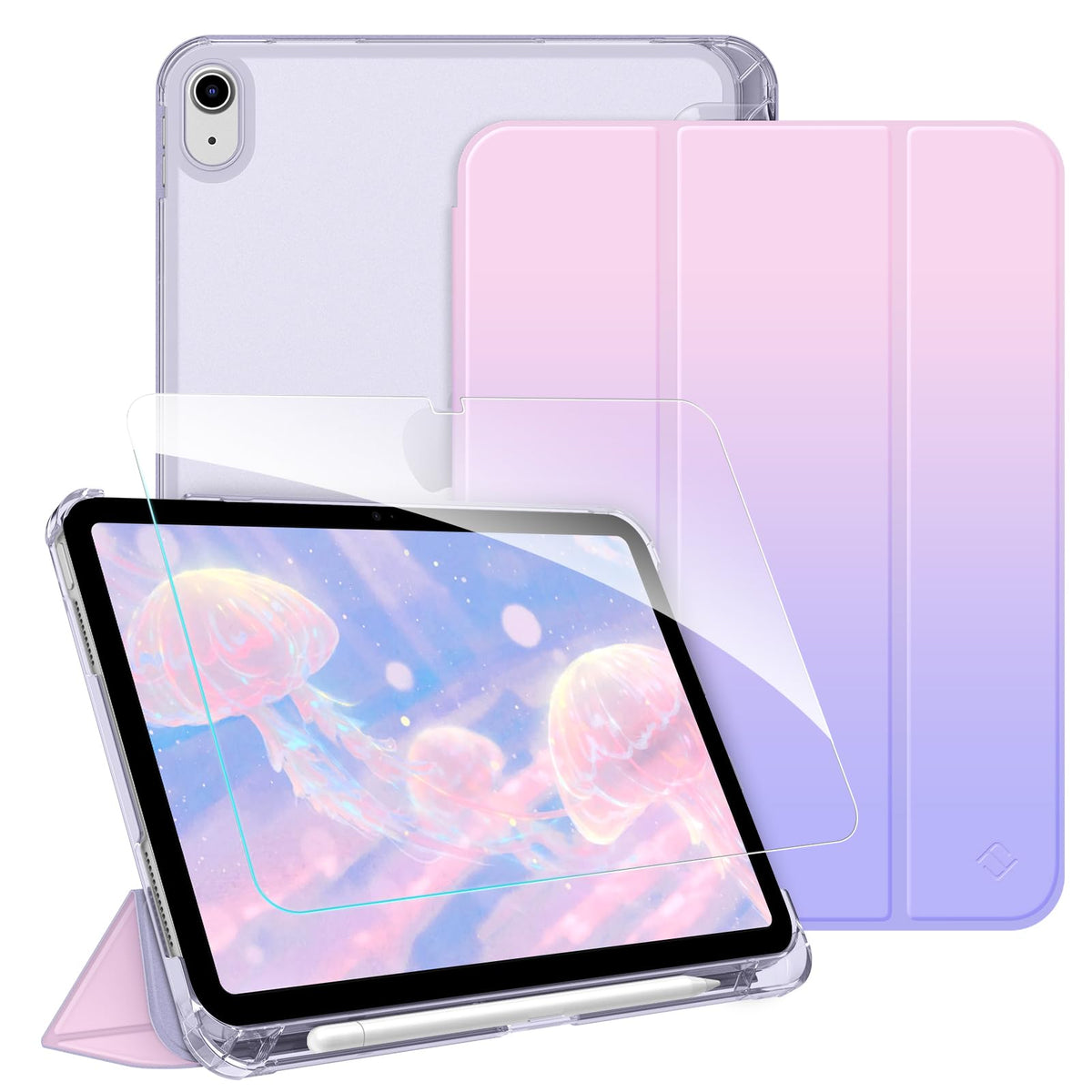 FINTIE Case & Screen Protector Set for iPad A16 11th/10th Gen 11/10.9 Inch