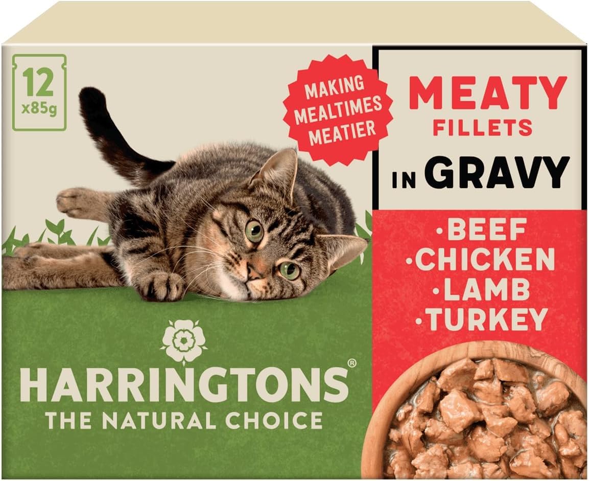 Harringtons Complete Wet Adult Cat Food Pouch Mixed in Jelly Pack 40x85g