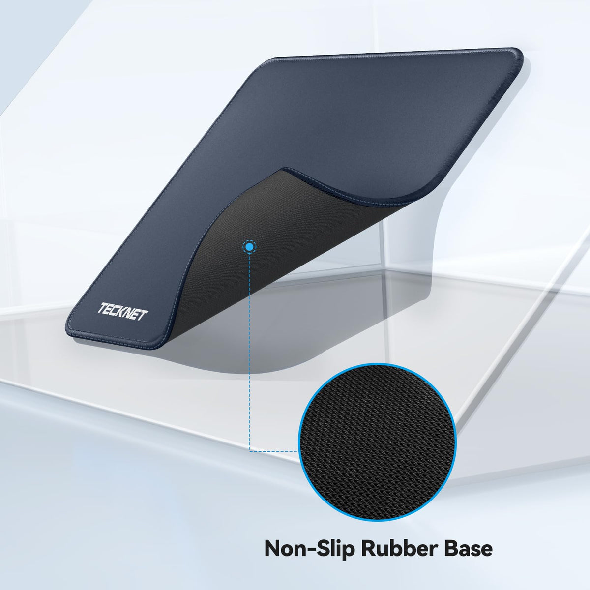 TECKNET Mouse Mat, 270 x 210 x 3 mm Gaming Mouse Pad - Grey