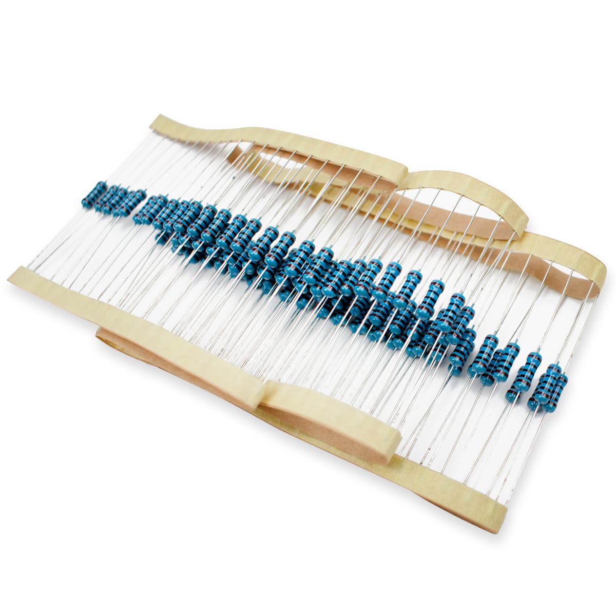 50 Pcs 1W 1% Tolerance 0.1 Ohm Metal Film Resistor Resistance for DIY Project and Experiments