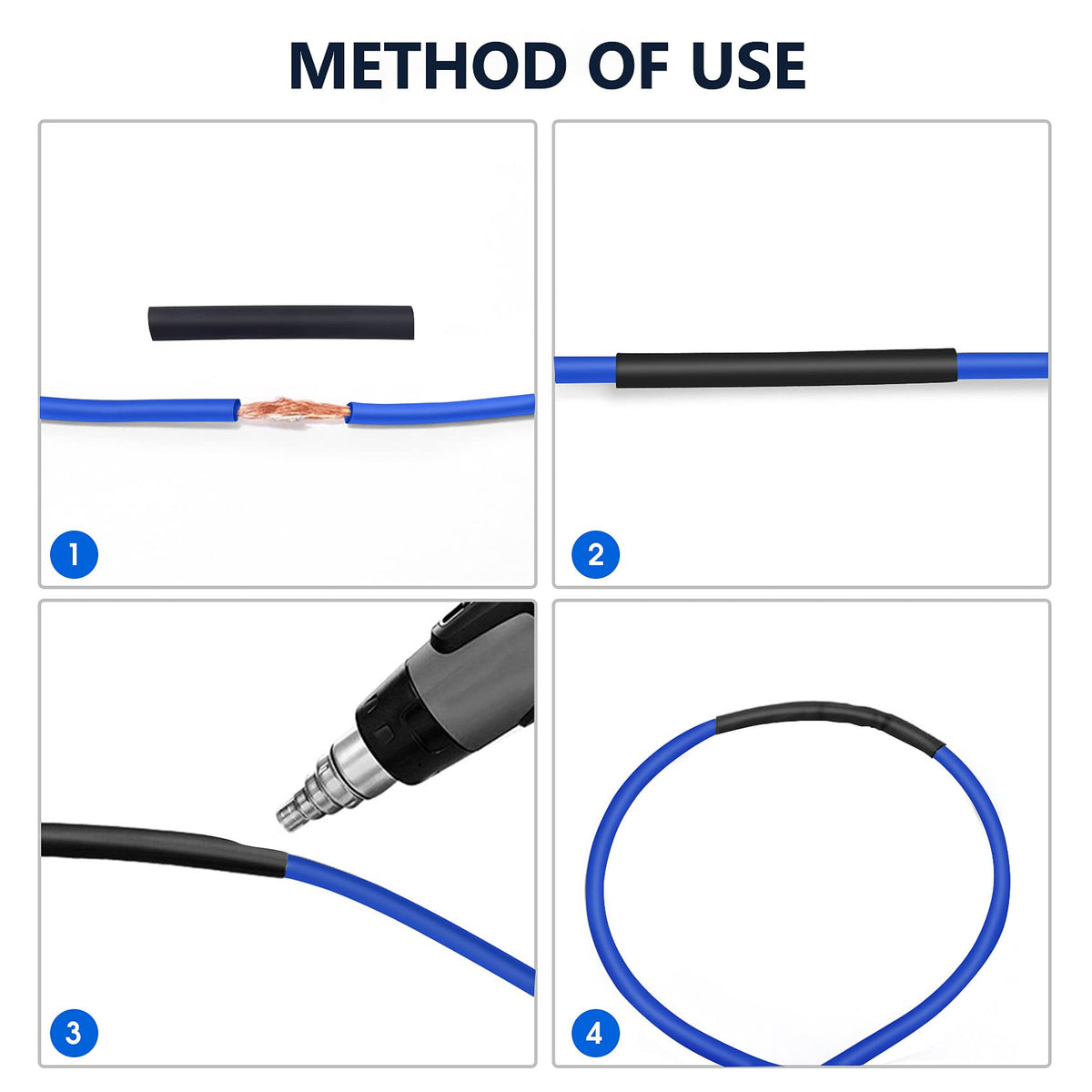 ASHINER Clear Heat Shrink Tubing Kit - 580Pcs EVA Material in 11 Sizes - Ideal for Electrical Insulation, Repairs, and Wire Connectors with User-Friendly Design and Storage Case