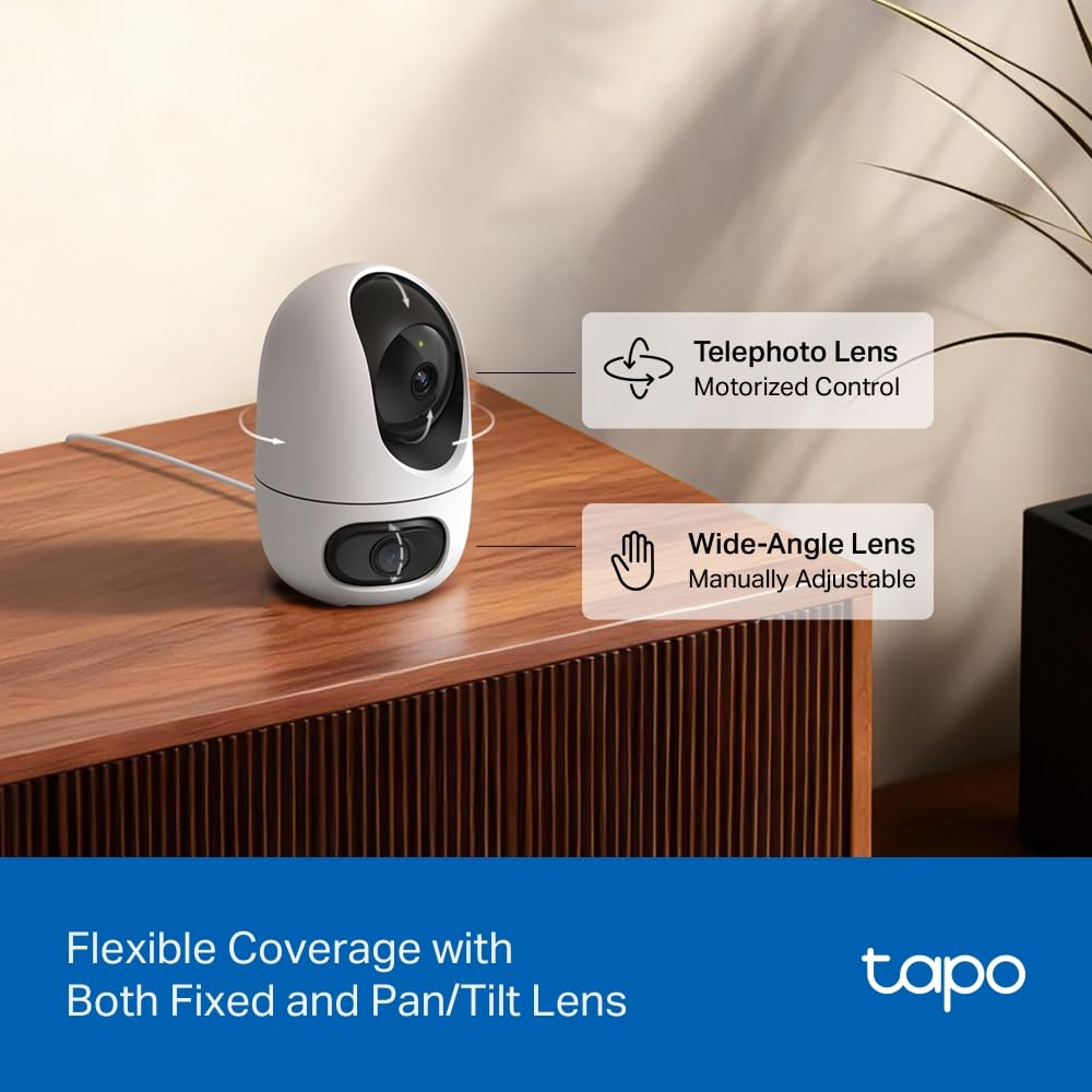 Tapo C210 2K 3MP Pan/Tilt Indoor Security Camera Pet Camera House Security