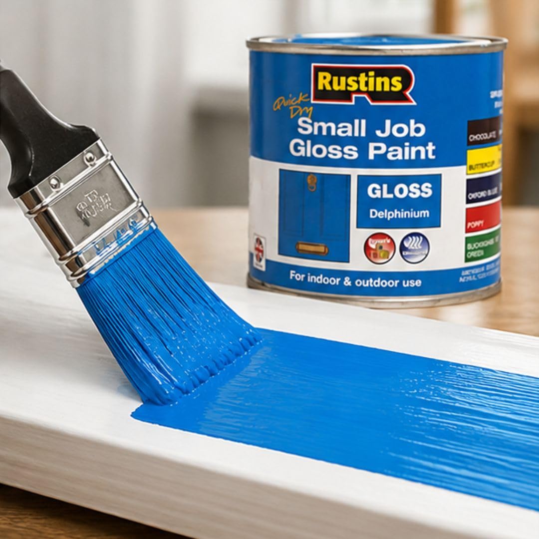 RUSTINS Small Job Satin Paint Chocolate 250ml