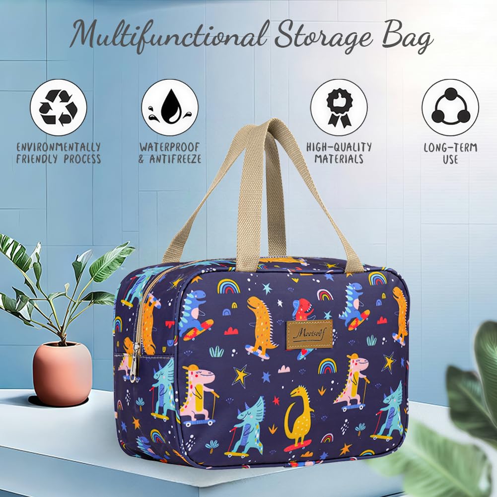 Aucuu Toiletry Bag, Large Full Size Toiletry Bag, Travel Hand-Held Make up Wash Bags, Portable Waterproof Toile-Try Kit, Bathroom Storage Case, Cosmetic Organizer for Travel, Camping for Women Girl