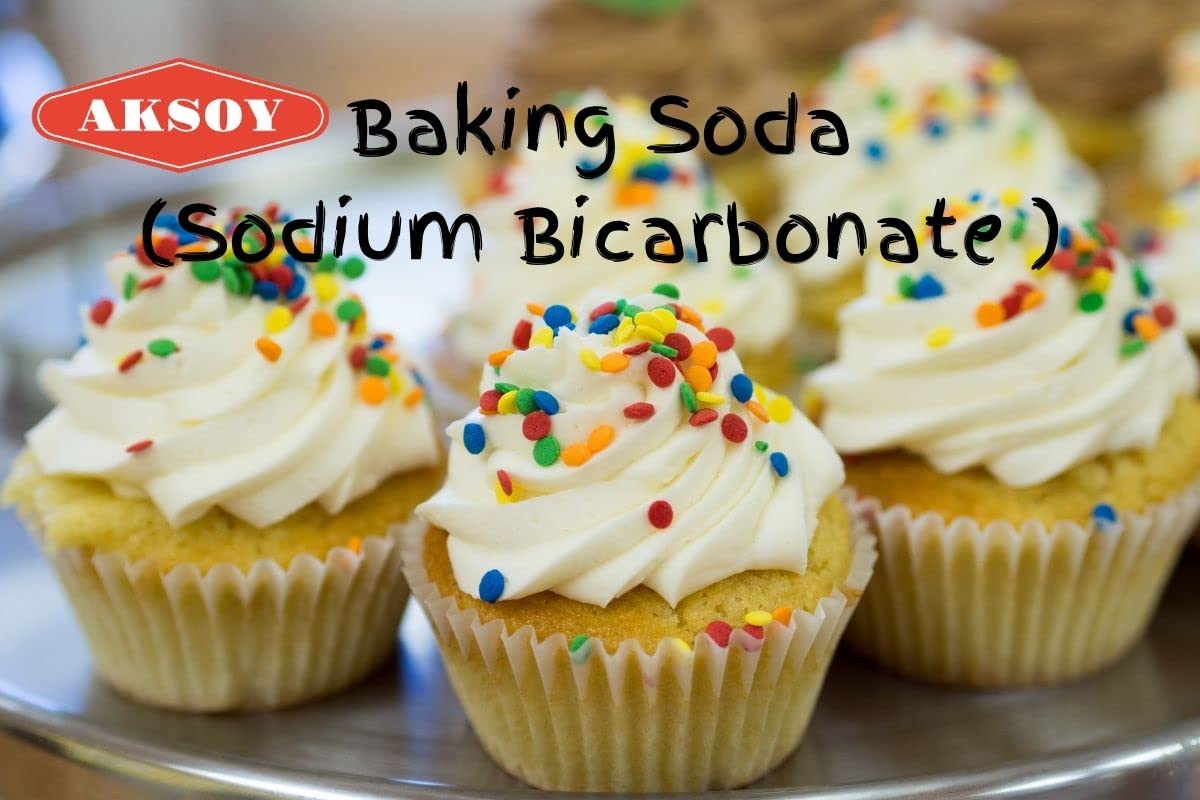 Aksoy Baking Soda 1.8KG Jar || Pure Sodium Bicarbonate Powder, Highest Purity, Food Grade – Versatile Baking Soda for Cooking, Baking, Cleaning, Deodorizing & More!