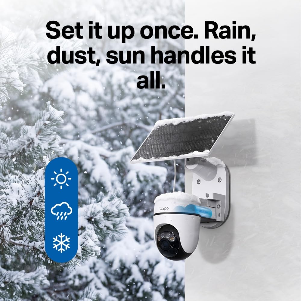 Tapo TC82 2K Battery Outdoor Security Camera Wireless