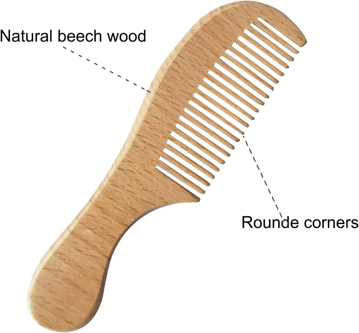 3PCS Baby Hair Brush with Wooden Handle and Comb Set for Newborns & Toddlers | Natural Soft Goat Bristles l Wood Comb l Green Cradle Cap Brush | Ideal for Cradle Cap