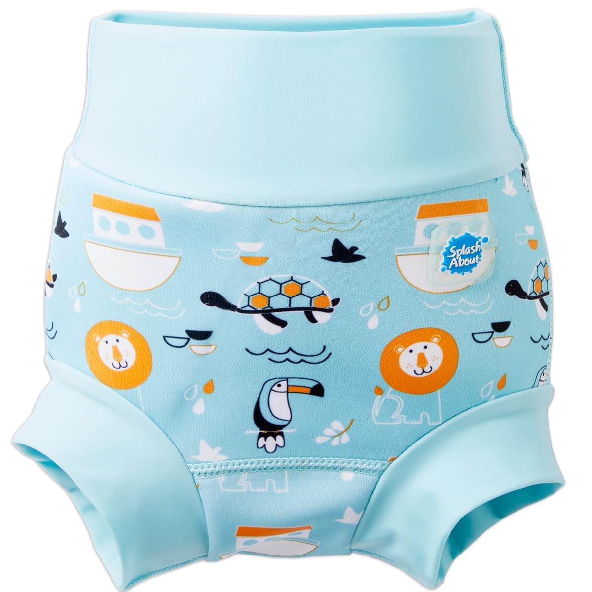 Splash About Happy Nappy Wiederverwendbar Schwimmwindel, Forest Walk, 6-12 Monate Baby and Toddler Swim Nappy