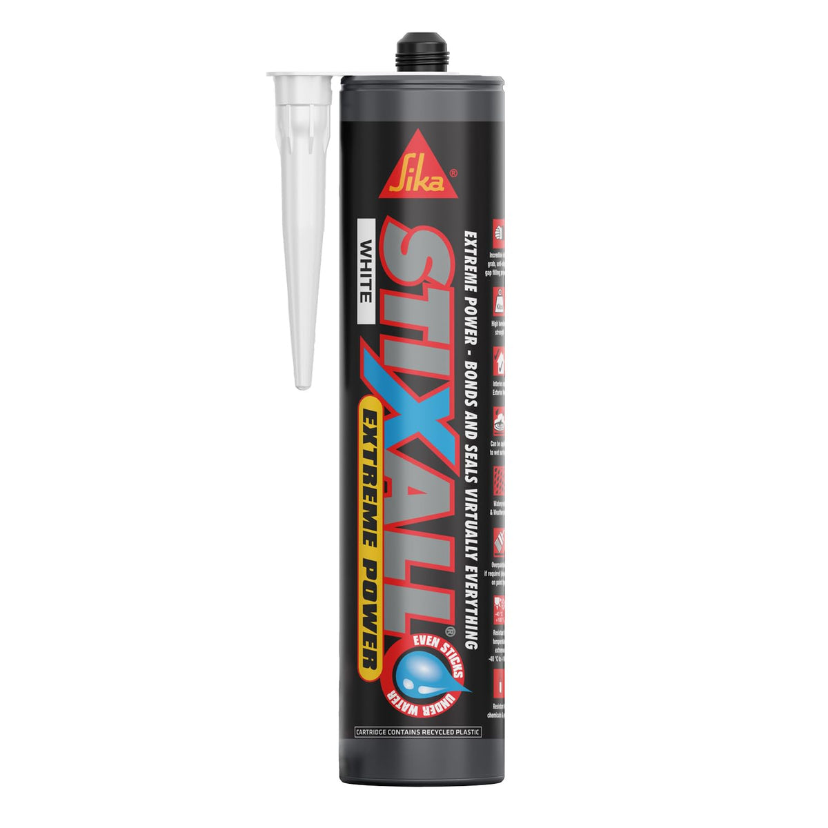 Sika Stixall Extreme Power Sealant And Adhesive, Crystal Clear, 290ml