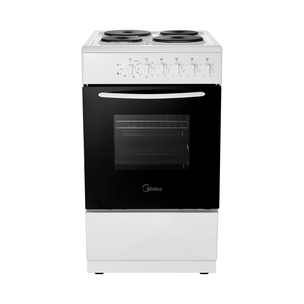 Midea 71L, 60cm Wide, Single Electric Built-in Fan Oven with Air Fry, 12 Oven Functions, Aqua Clean, LED Display, Convection, ECO, MultiLevel Cooking, Color Black - MBO65M90D2-BK