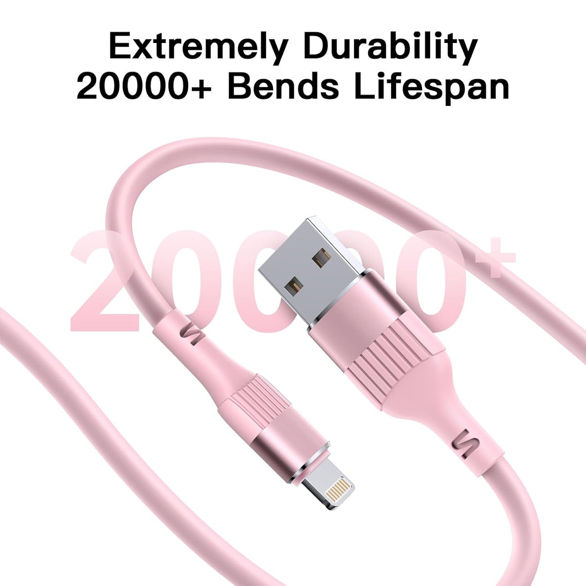iPhone Charger Cable,4Pack 3FT/1M MFi Certified iPhone Charging Cable