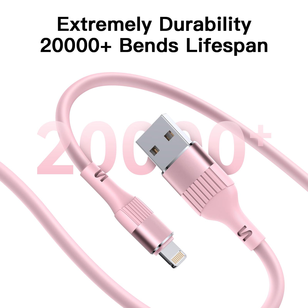 iPhone Charger Cable,4Pack 3FT/1M MFi Certified iPhone Charging Cable