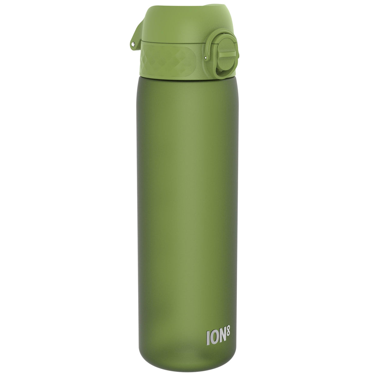 Ion8 Water Bottle, 500 ml/18 oz, Leak Proof, Easy to Open, Secure Lock, Dishwasher Safe, Hygienic Flip Cover, Carry Handle, Fits Cup Holders, Easy Clean, Hot Pink