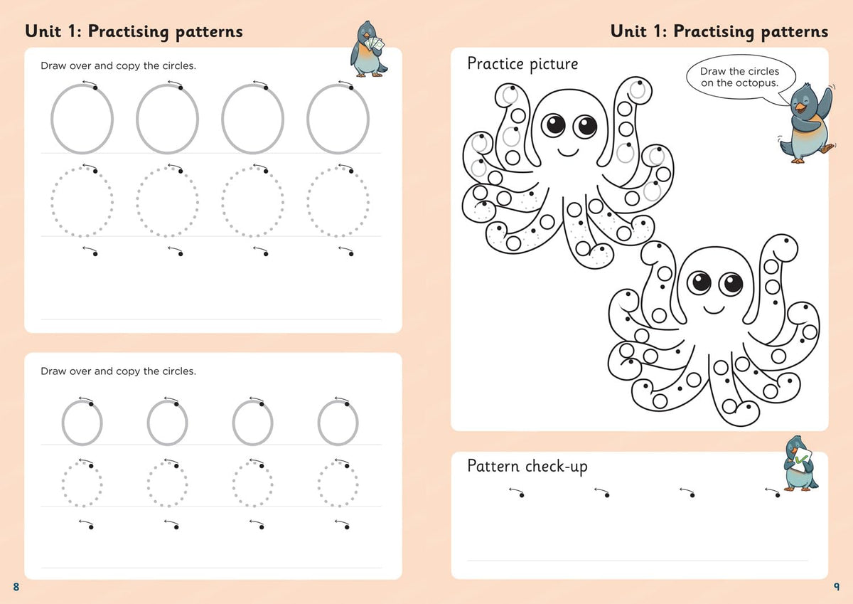 Workbook 1: Patterns (Little Wandle Handwriting)