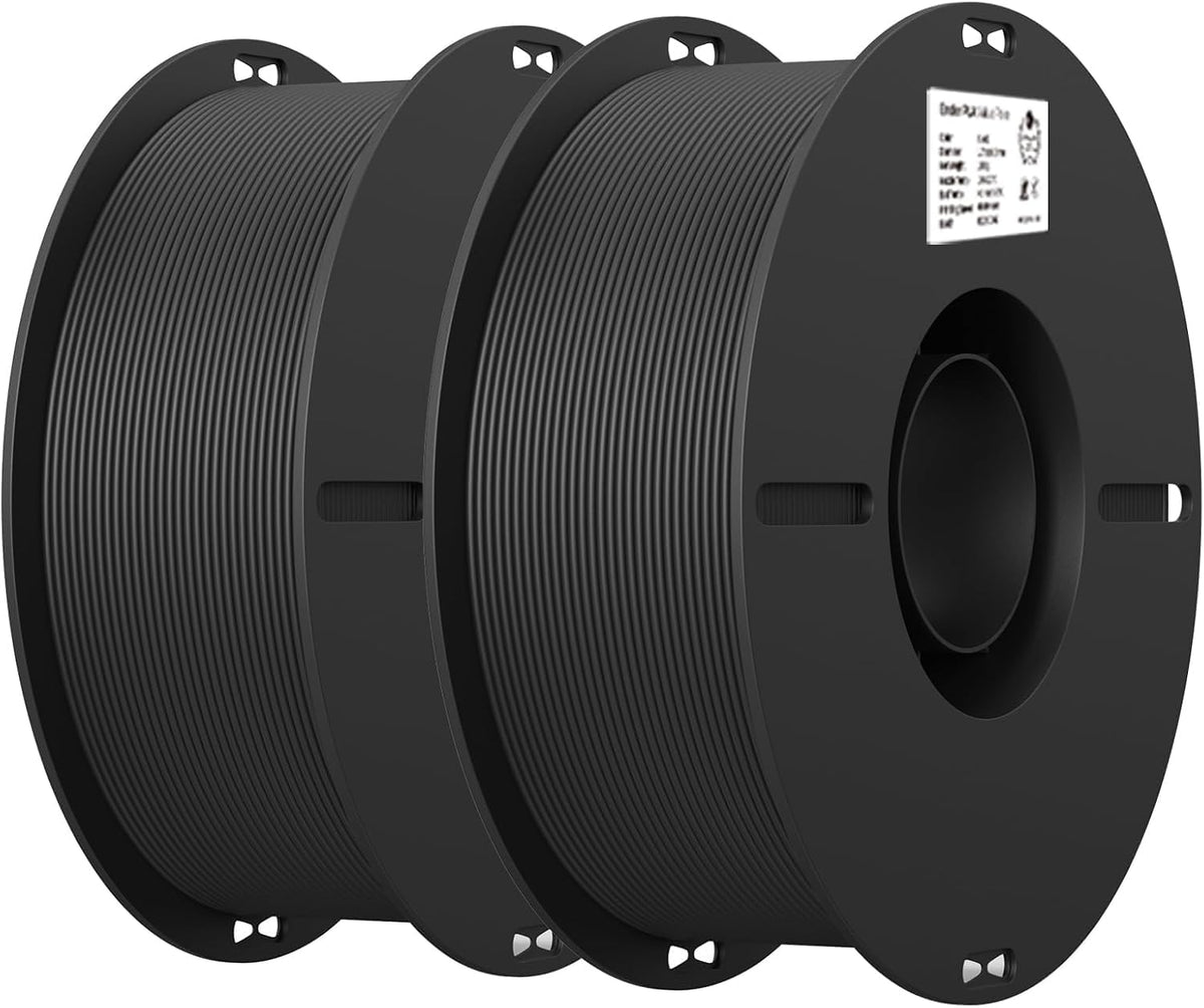 Creality Ender PLA 3D Printer Filament 1.75mm, 4 Packs 1KG Spool(2.2lbs), Dimensional Accuracy +/-0.03mm, No Clogging & Bubbles, Fits for Most FDM 3D Printers (White*4KG)