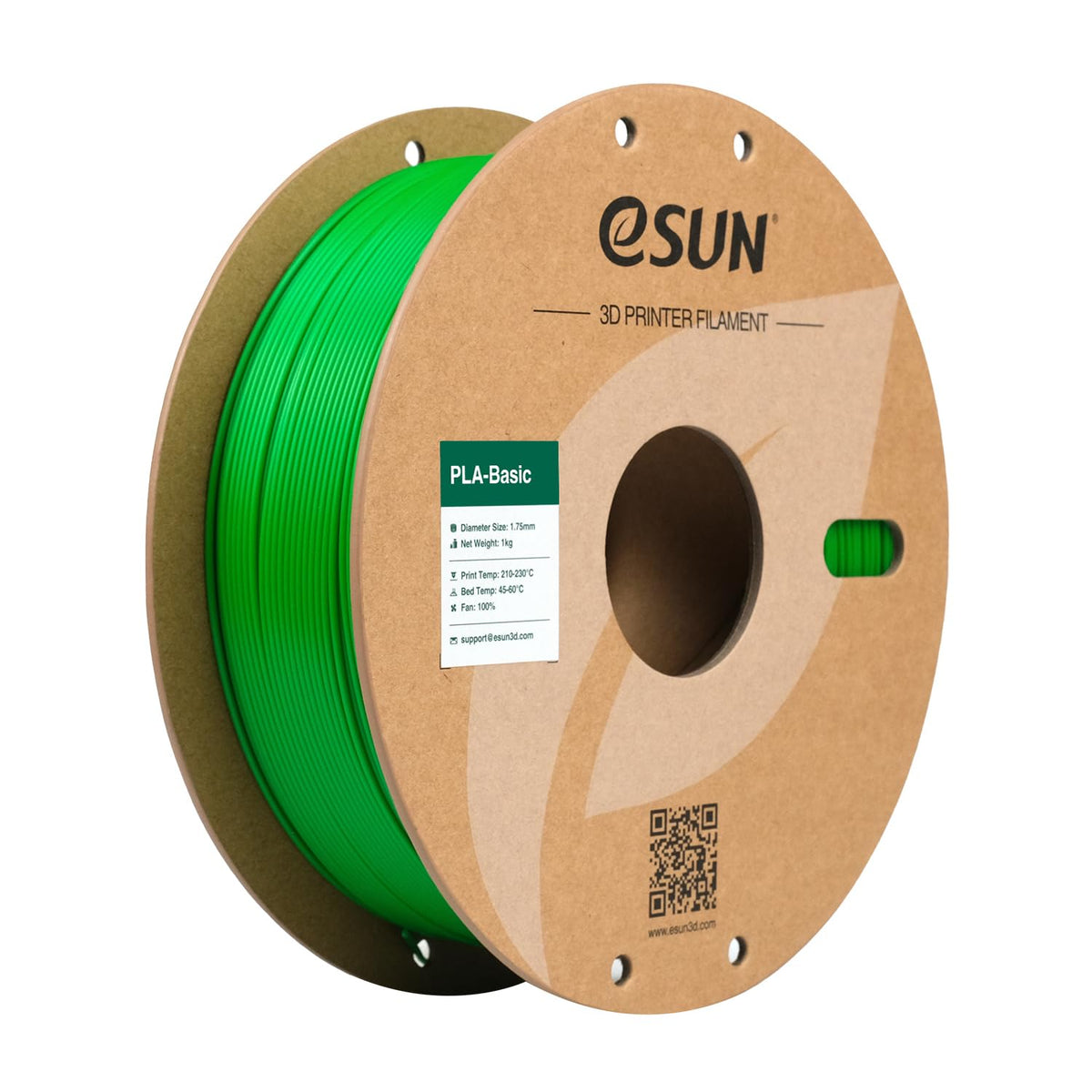 eSUN PLA Filament 1.75mm, PLA Basic Dimensional Accuracy +/- 0.05mm, 1KG Spool (2.2 LBS) Speedy Filament for 3D Printers,Black