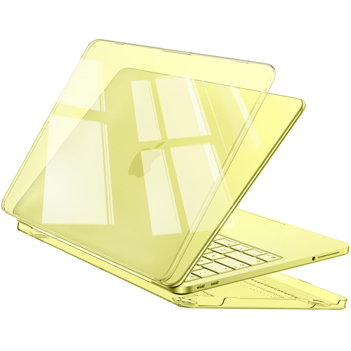 EooCoo for MacBook Neo Case 13 inch 2026 A3404 A18-Pro Crystal Clear