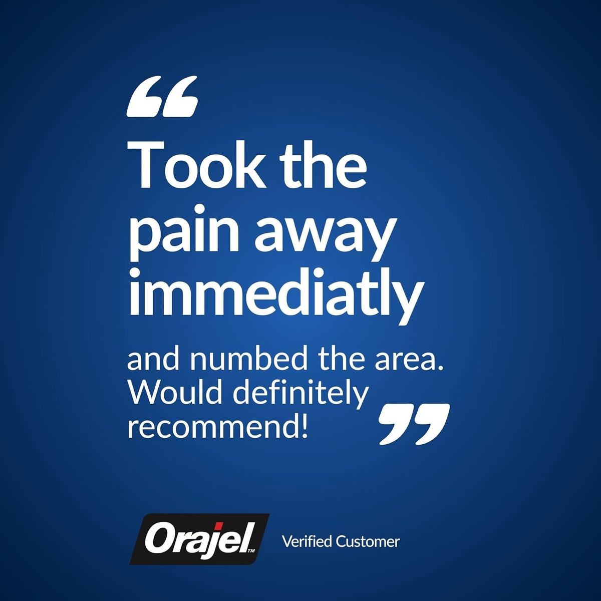 Orajel Mouth Ulcer and Denture Pain Relief Gel, Fast Numbing Action, 5.3g