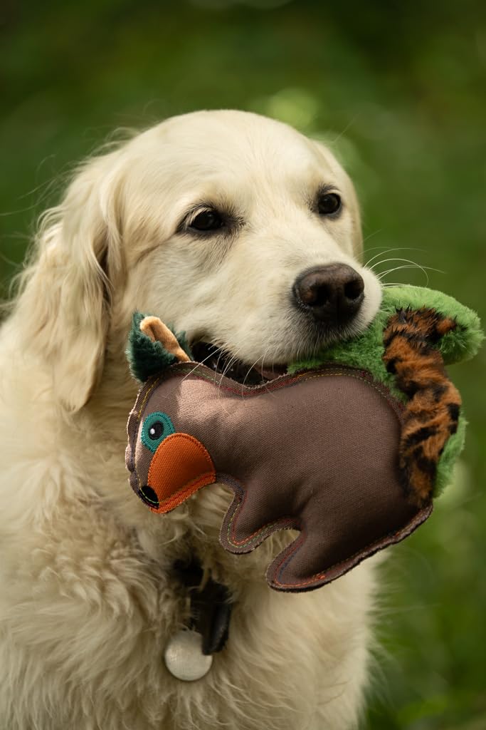 Petface Honking and Squeaky Duck Plush Dog Toy