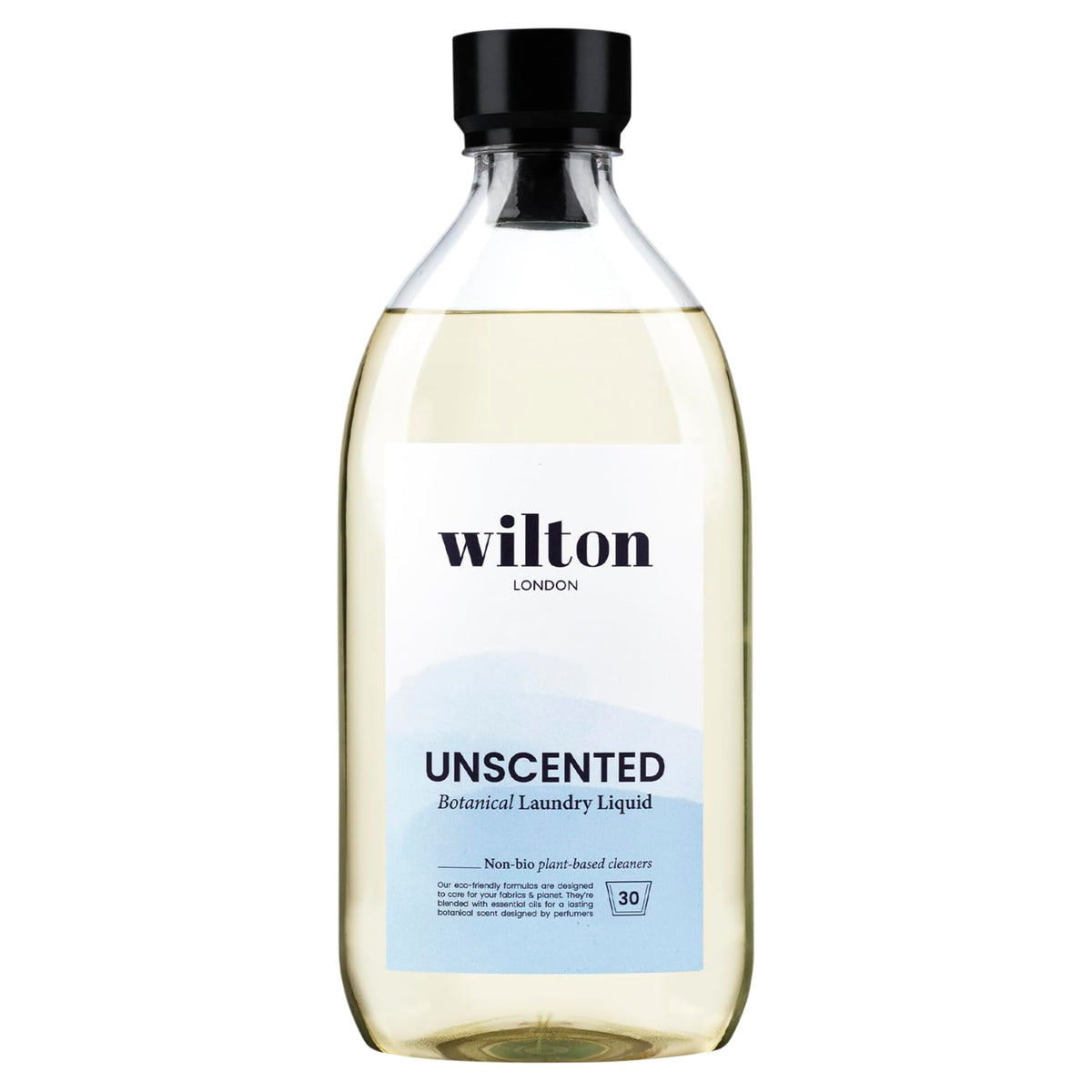 Wilton London Eco Friendly Lavender Laundry Liquid 30 Washes - Non-Bio - Plant-based & Biodegradable Laundry Detergent - Packed with Essential Oils - Made in UK - 1 Litre