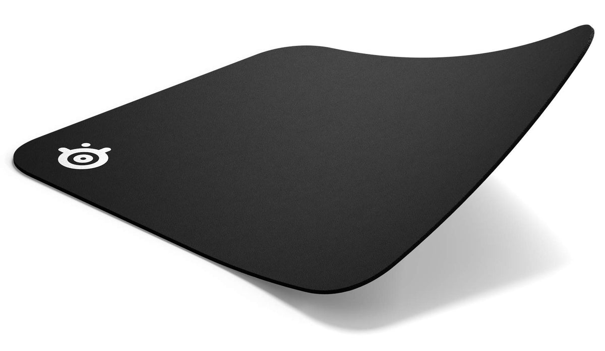 SteelSeries QcK Edge Cloth Gaming Mouse Pad - Never-fray Stitched Edges - Optimized For Gaming Sensors - Size L (450 x 400 x 2mm) - Black