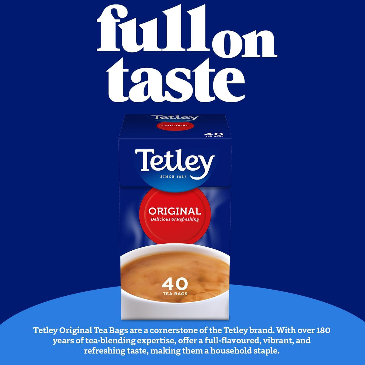 Tetley Original Black Tea, Pack of 160