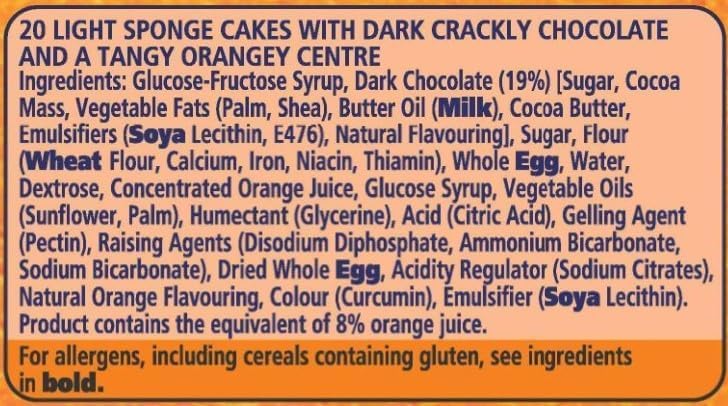 McVitie's Jaffa Cakes Original Biscuits Snack Pack, 6 x 3 Cakes, 198 g