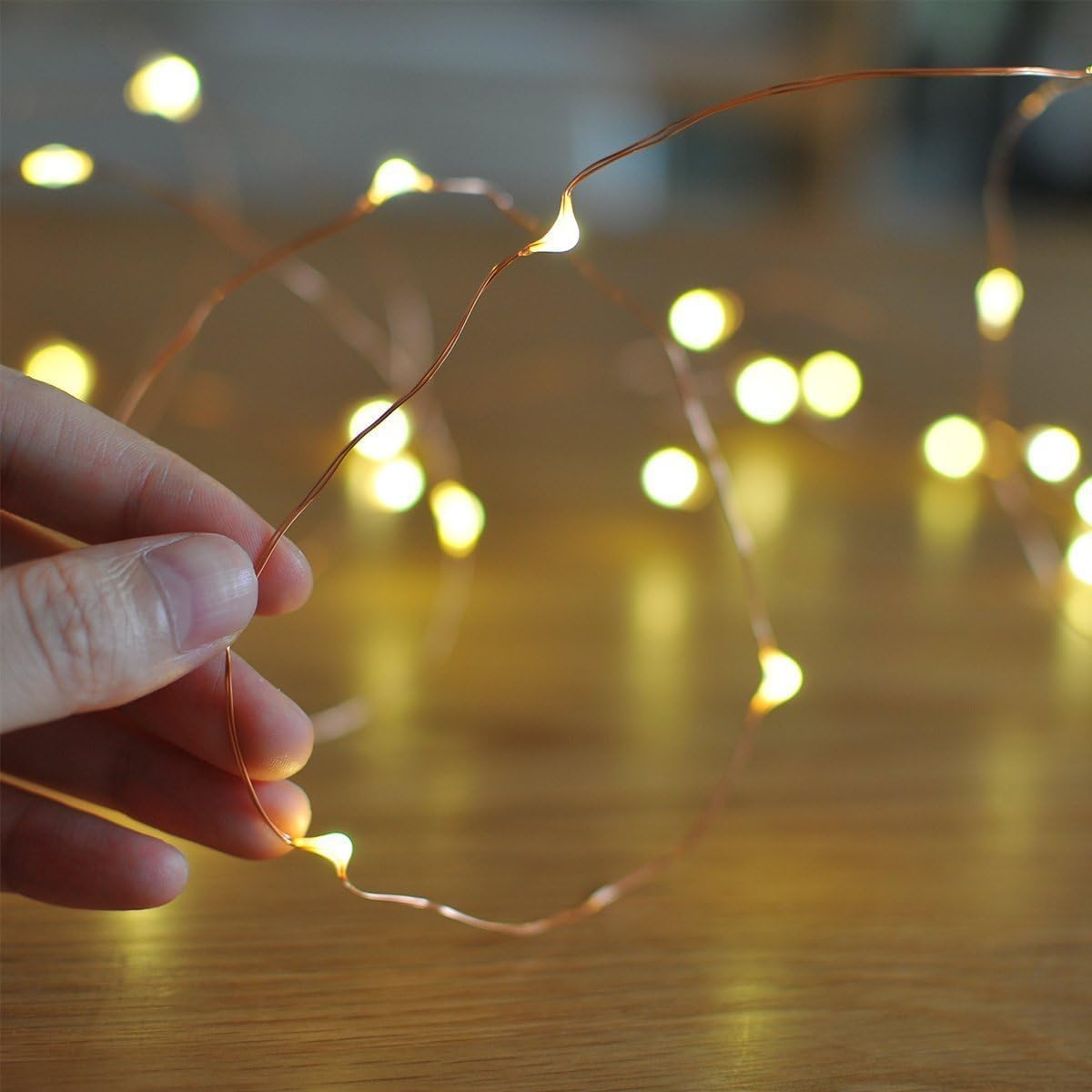 Makion 10M Led Battery Powered Fairy String Lights 100 LEDs for Decoration