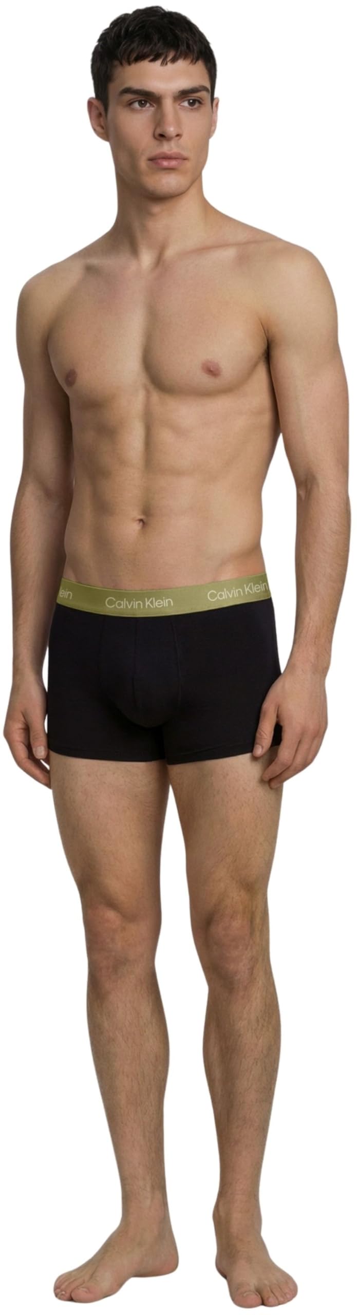 Calvin Klein Men’s 3 Pack Trunks with Logo Waistband