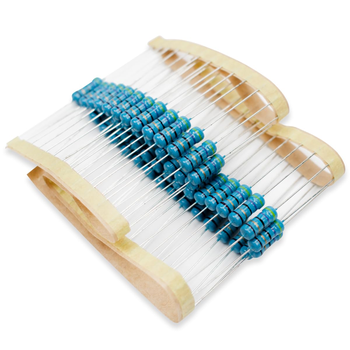 50 Pcs 1W 1% Tolerance 0.1 Ohm Metal Film Resistor Resistance for DIY Project and Experiments