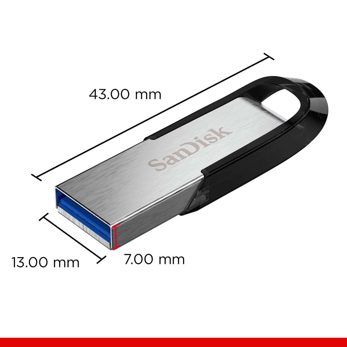 SanDisk 64GB 10-Pack Ultra Flair USB 3.0 Flash Drive (10x64GB), Non-Retail Packaging - SDCZ73-064G-B10CT