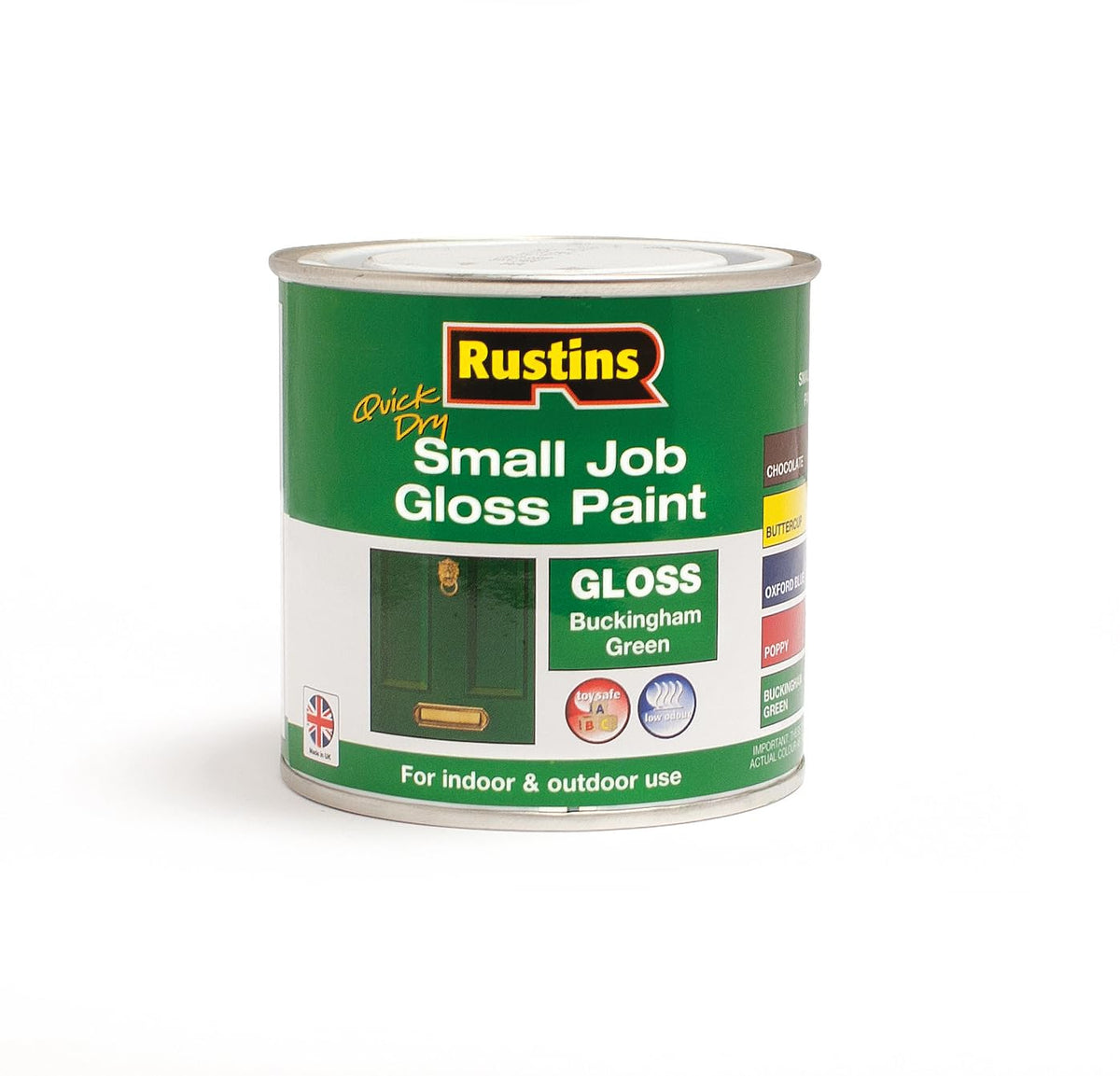 RUSTINS Small Job Satin Paint Chocolate 250ml