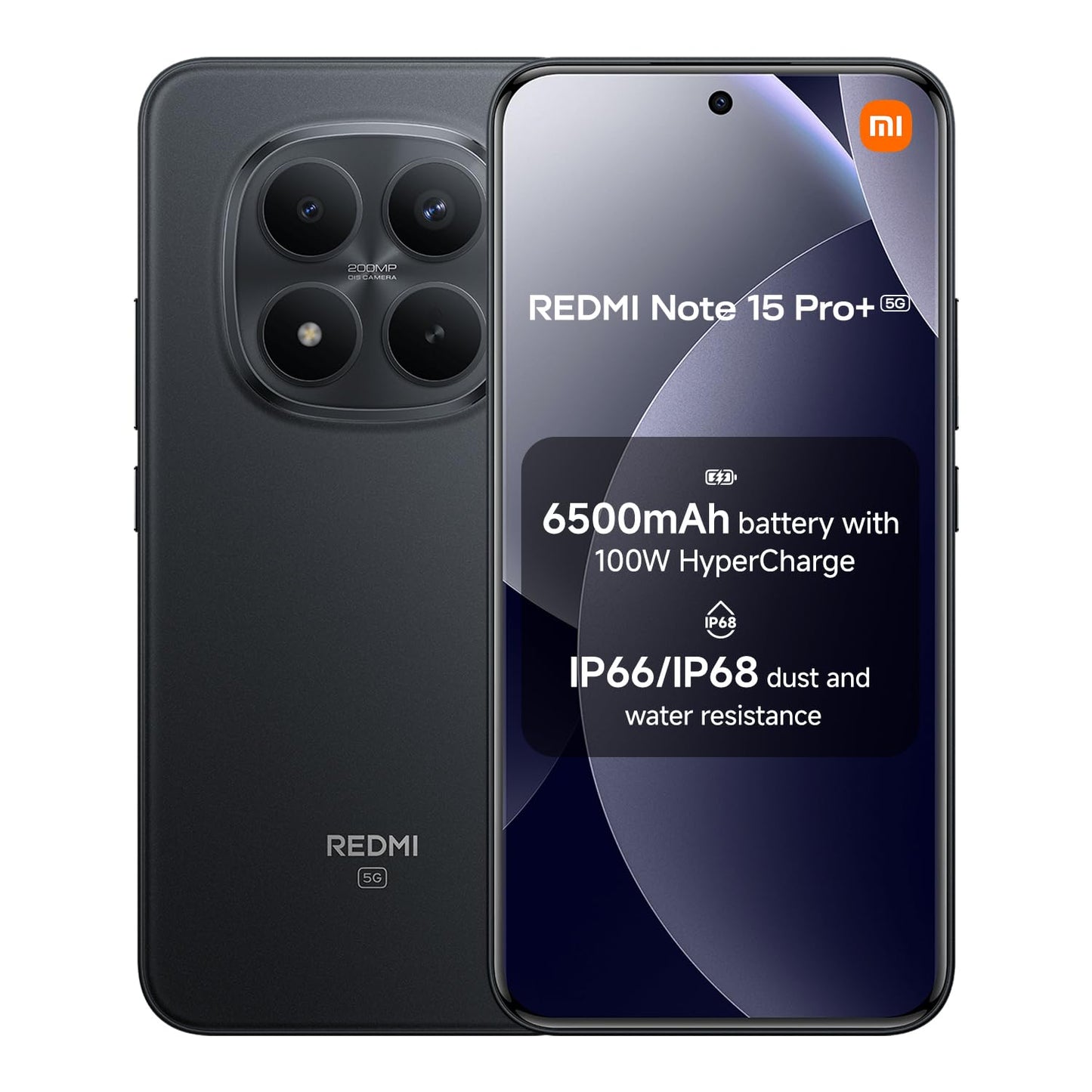 XIAOMI Redmi Note 15 5G, Smartphone 8+256 GB, Ultra-slim Design, IP65 Water Resistance, 108MP Super-clear Camera, 6.77" FHD+ Display, Glacier Blue, Warranty 2 years, Charger Not Included | 120Hz, 25098RA98G