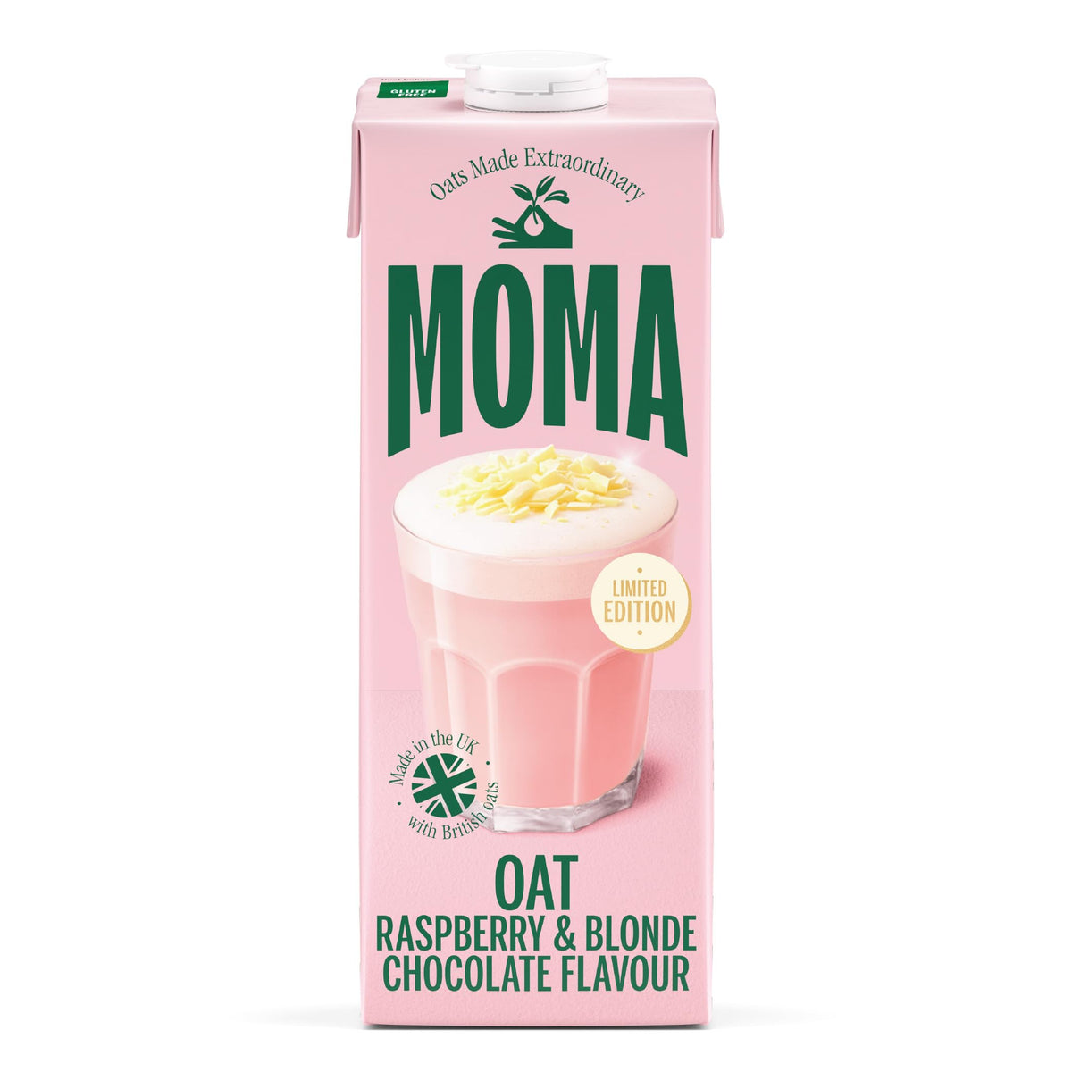 MOMA Pistachio Oat Drink • 1L • No Added Sugar • Vegan, Nut Free & GF